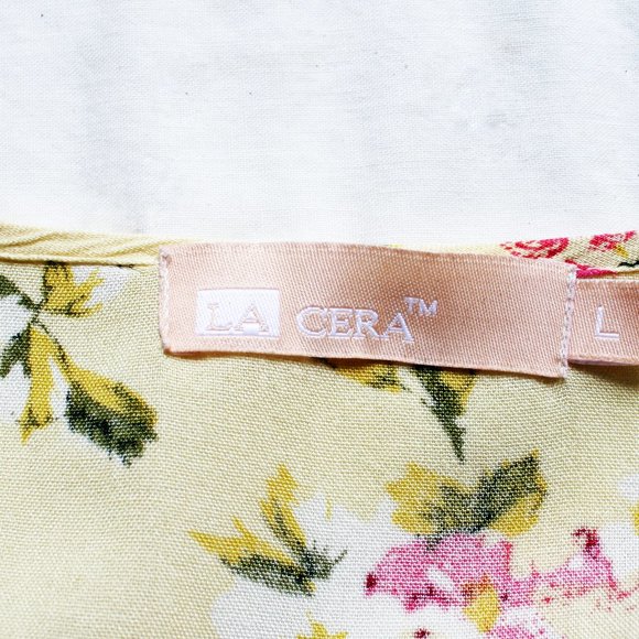 Cera Yellow Floral Print Maxi Dress - Picture 5 of 5